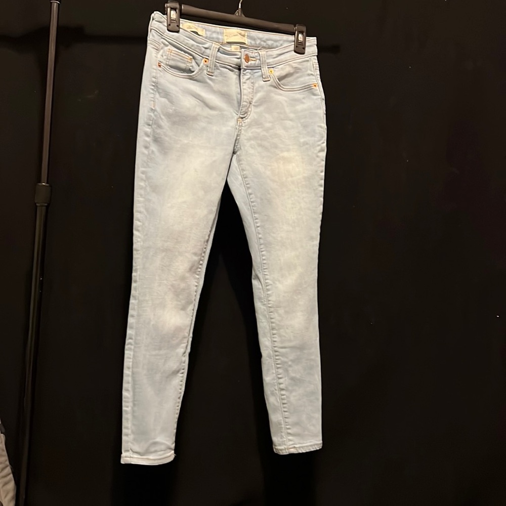 Light blue skinny jeans